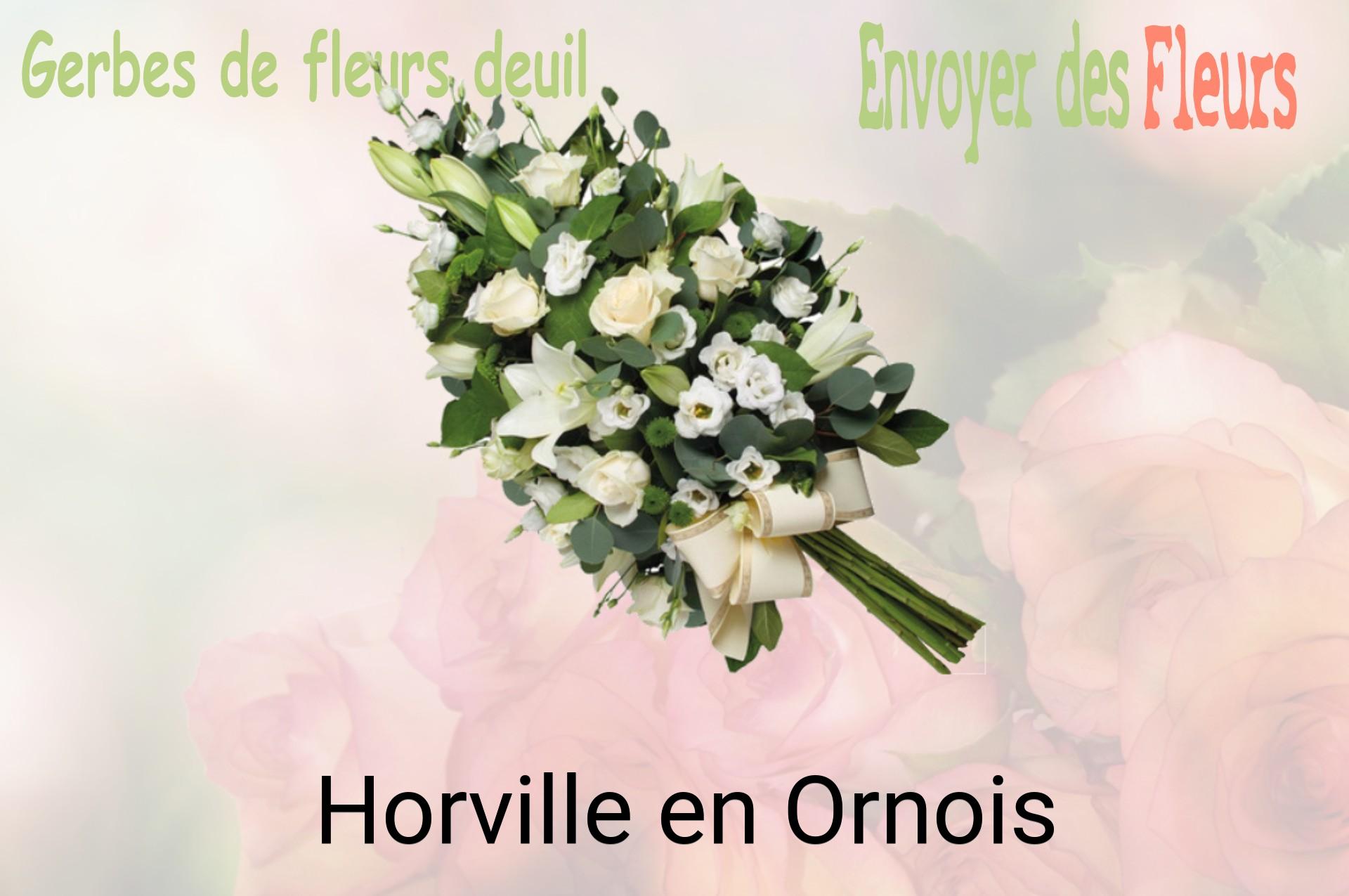 Gerbe de fleurs de deuil livrée à Horville-en-Ornois